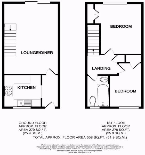 Floorplans For Medina Drive, Stone Cross, Pevensey, BN24 5EY