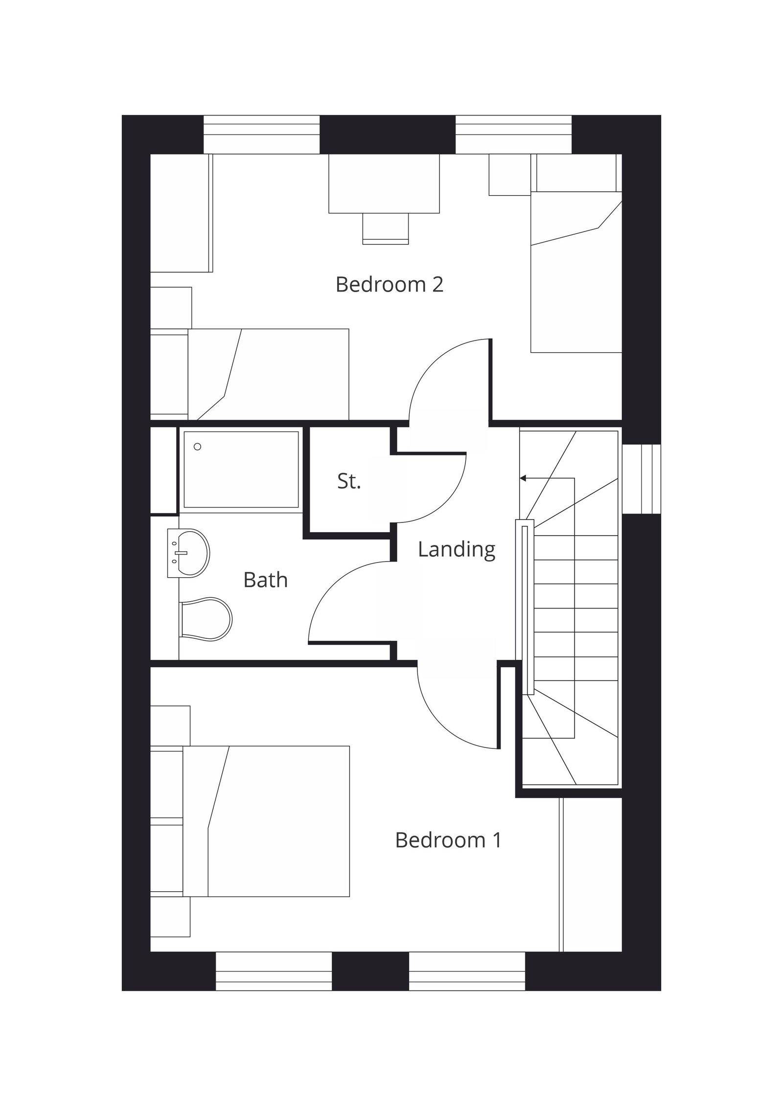 Floorplans For Stone C, BN24 5LW
