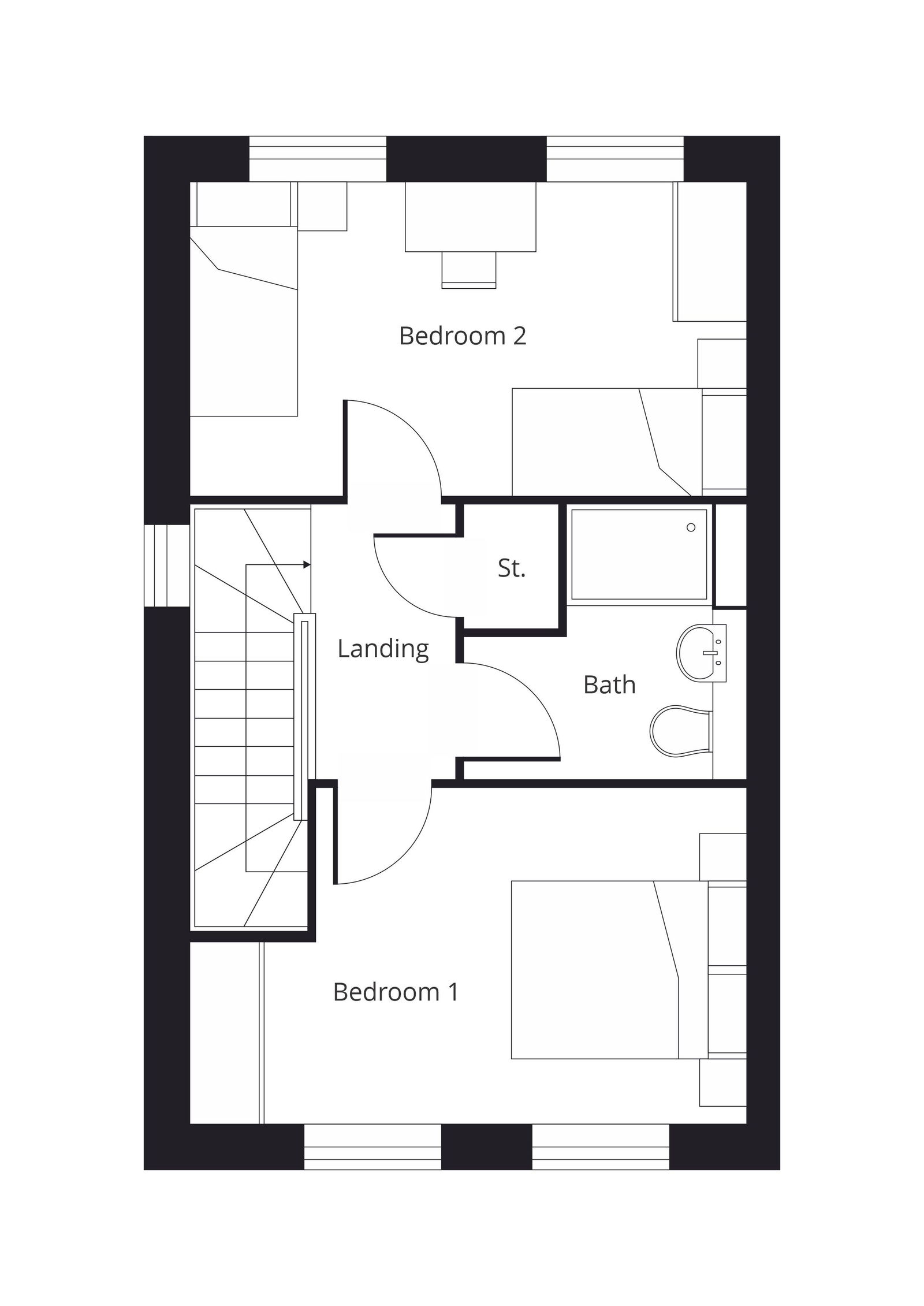 Floorplans For Stone C, BN24 5LW