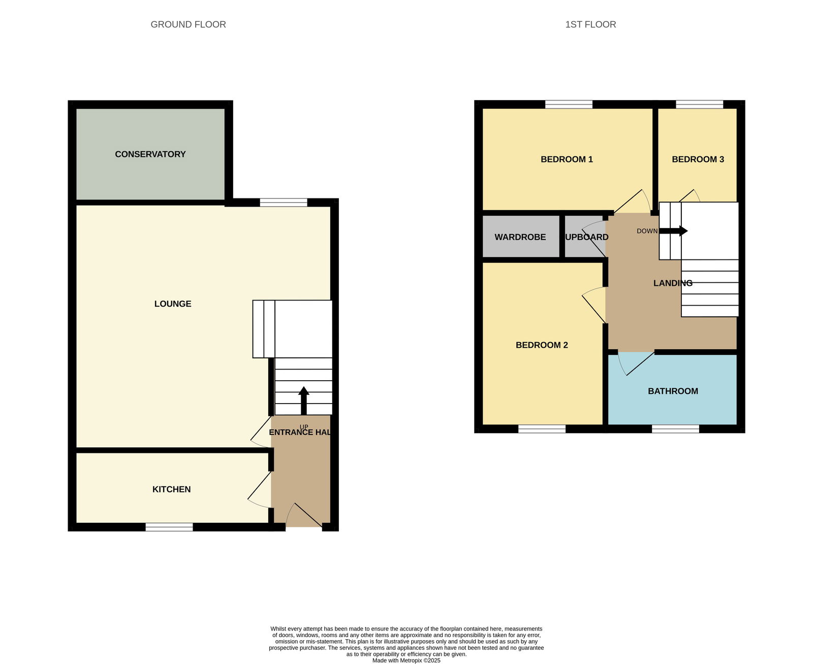 Floorplans For Caburn Close, Eastbourne, BN23 8LP
