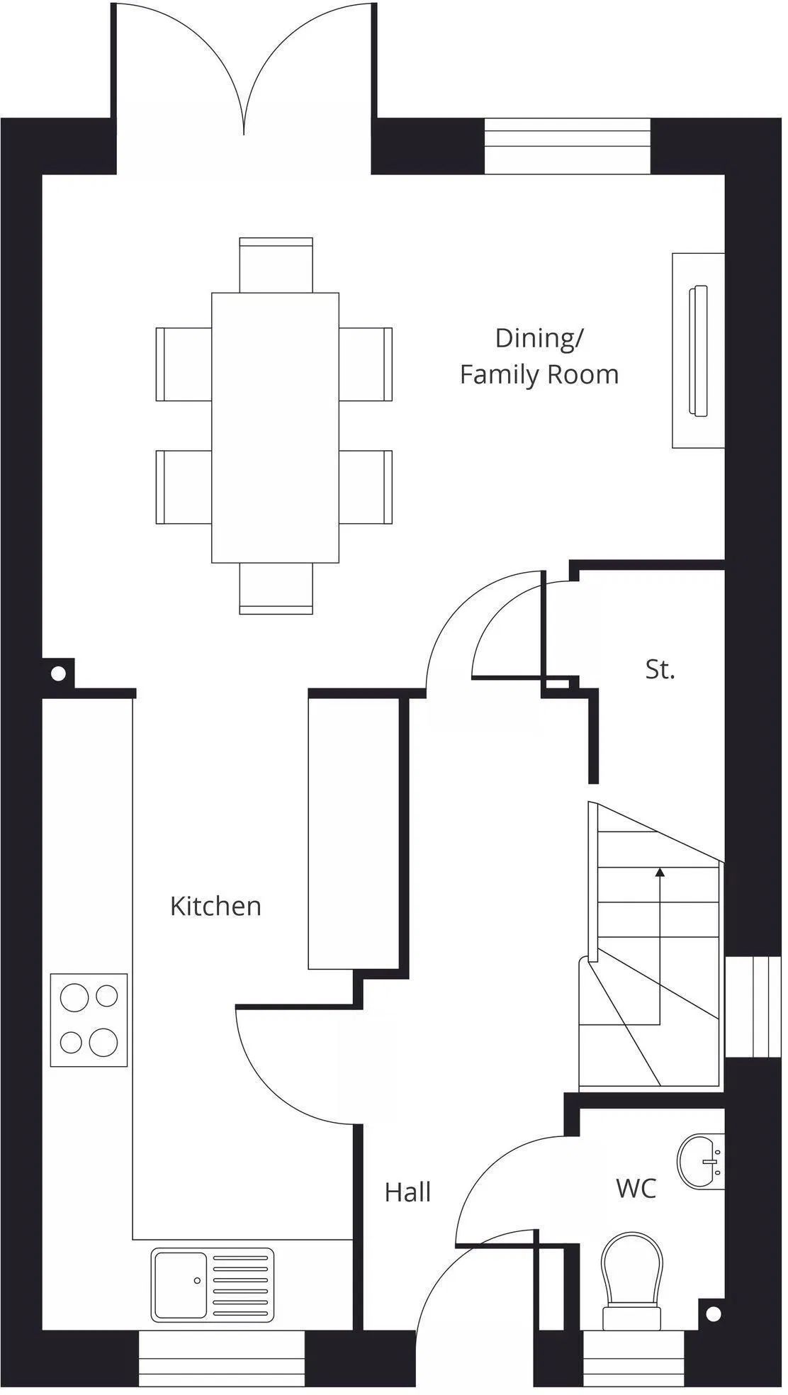 Floorplans For Stone Cross, BN24 5JN