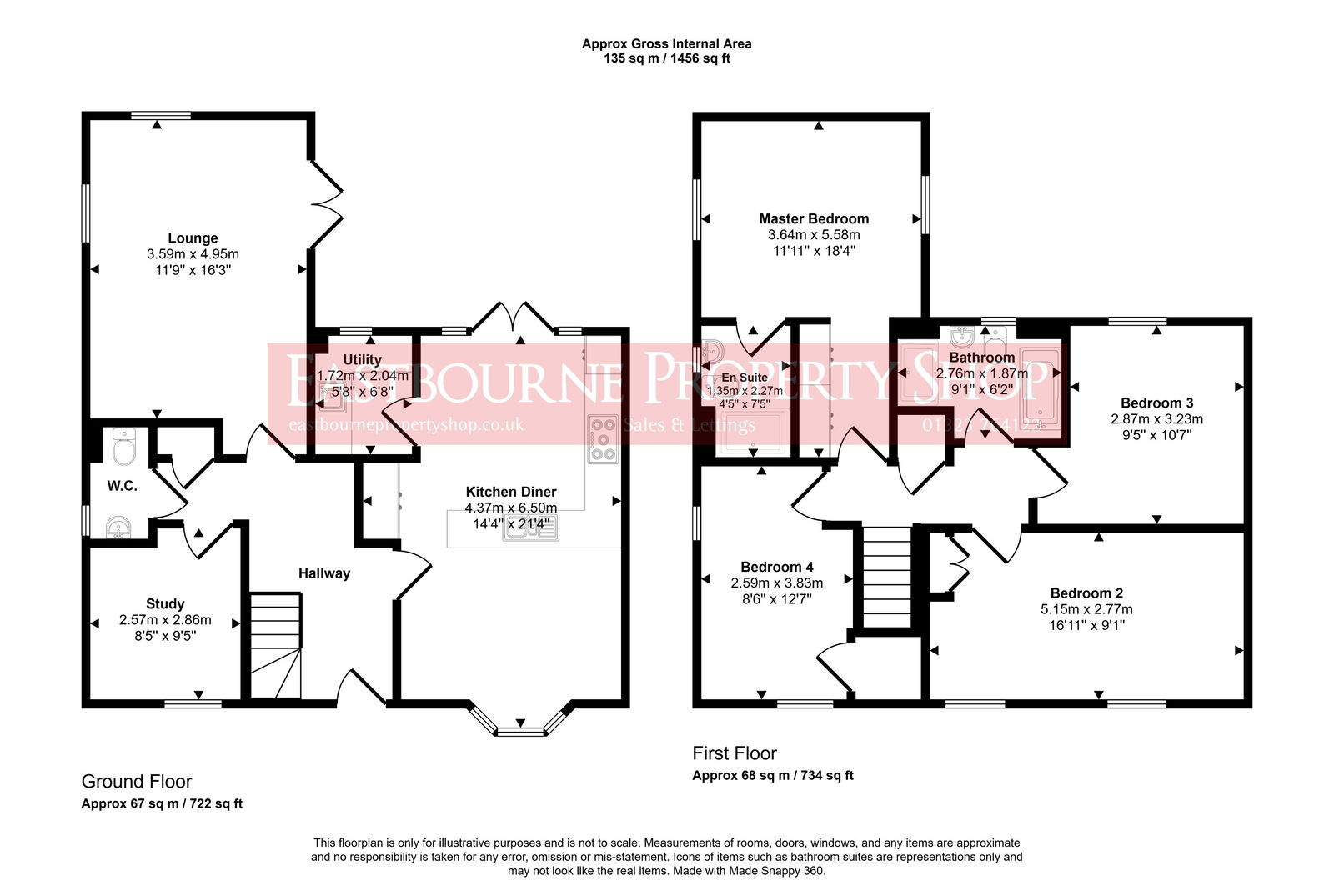 Floorplans For Wooller Street, Lower Willingdon, BN22 0DA