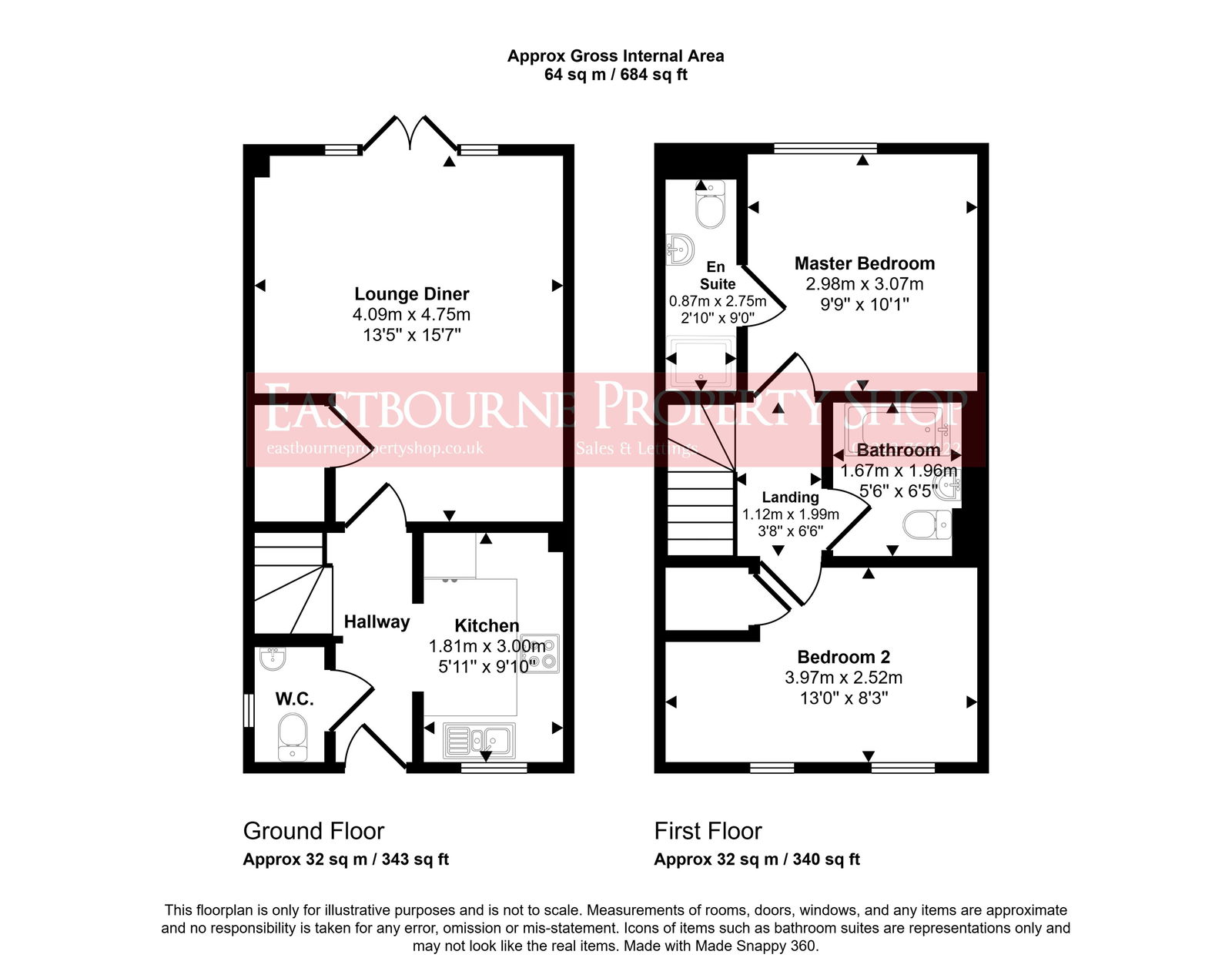 Floorplans For towers road, Eastbourne, BN24 5HZ
