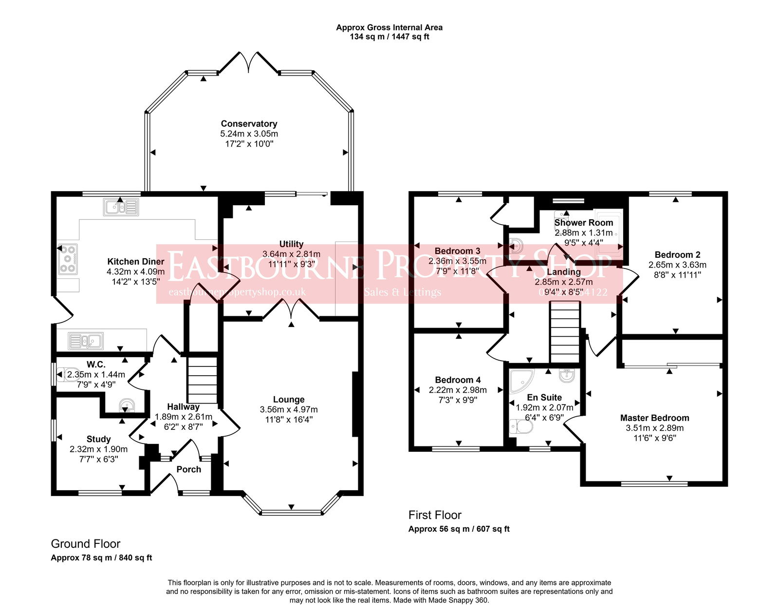Floorplans For Bartley Mill Close, Stone Cross, Pevensey, BN24 5PE
