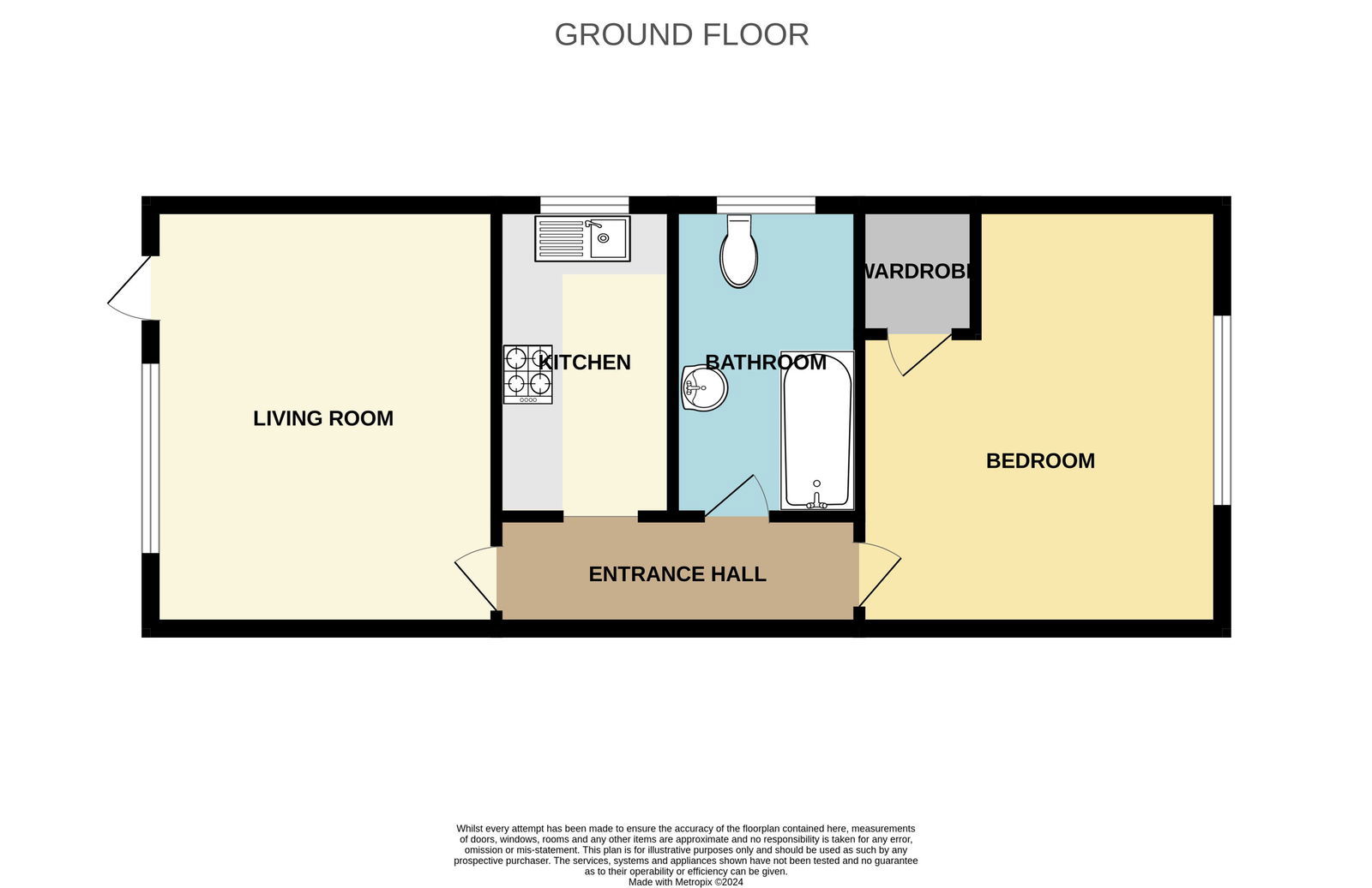 Floorplans For Carew Road, Eastbourne, BN21 2JG