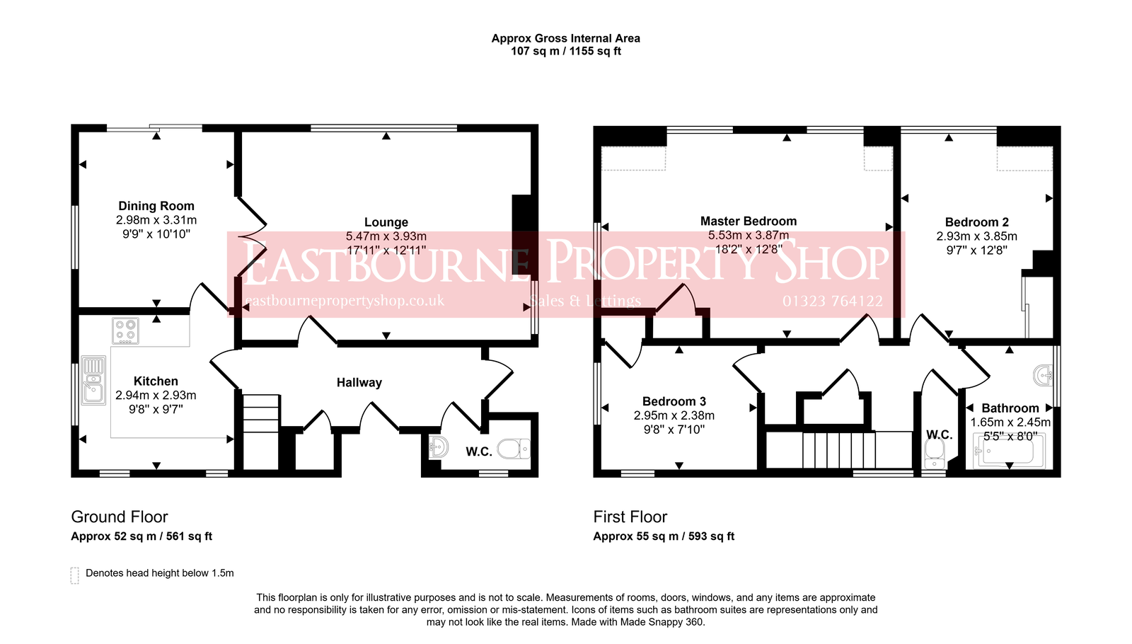 Floorplans For Glynleigh Road, Hankham, Pevensey, BN24 5BJ