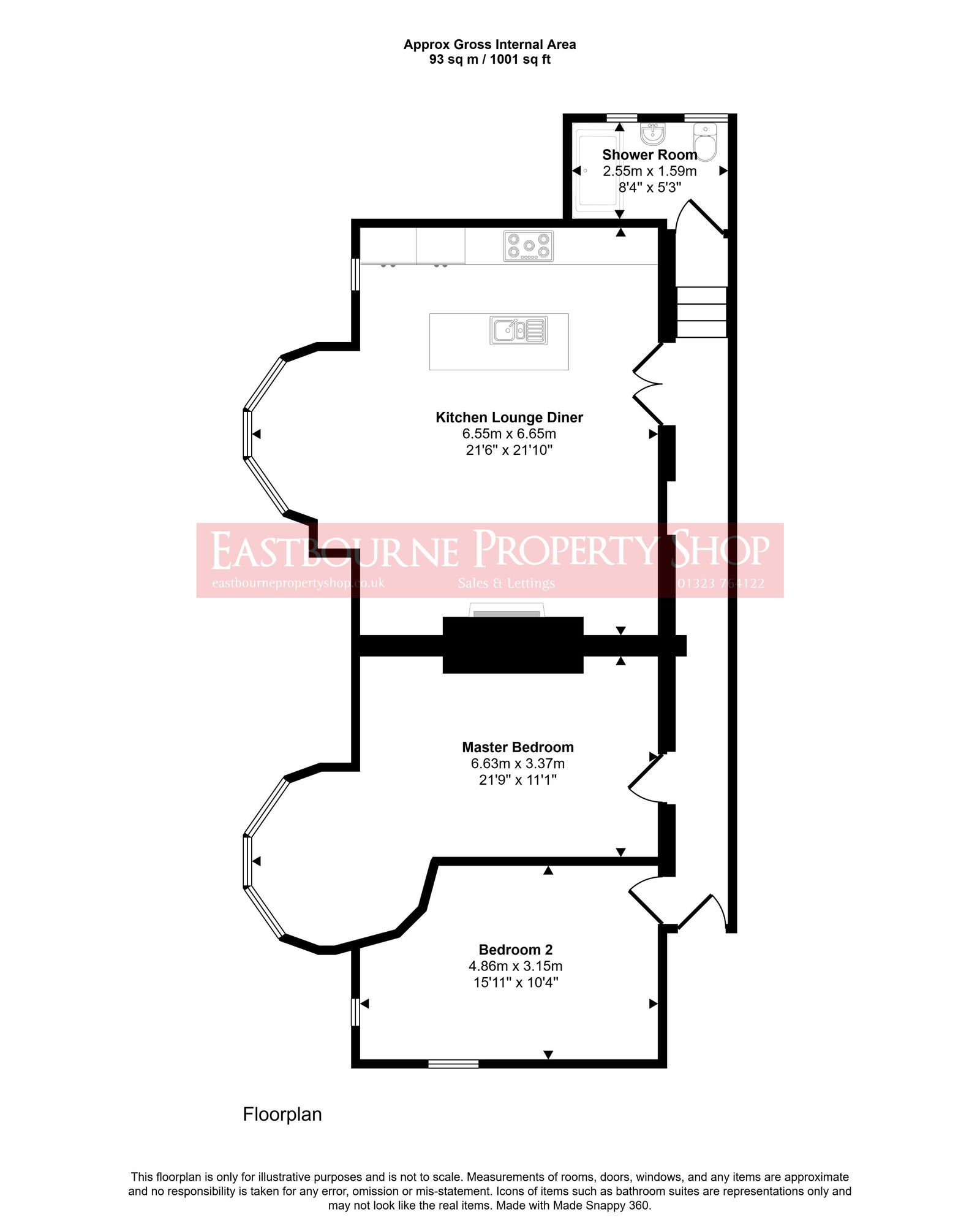 Floorplans For Spencer Road, Eastbourne, BN21 4PD