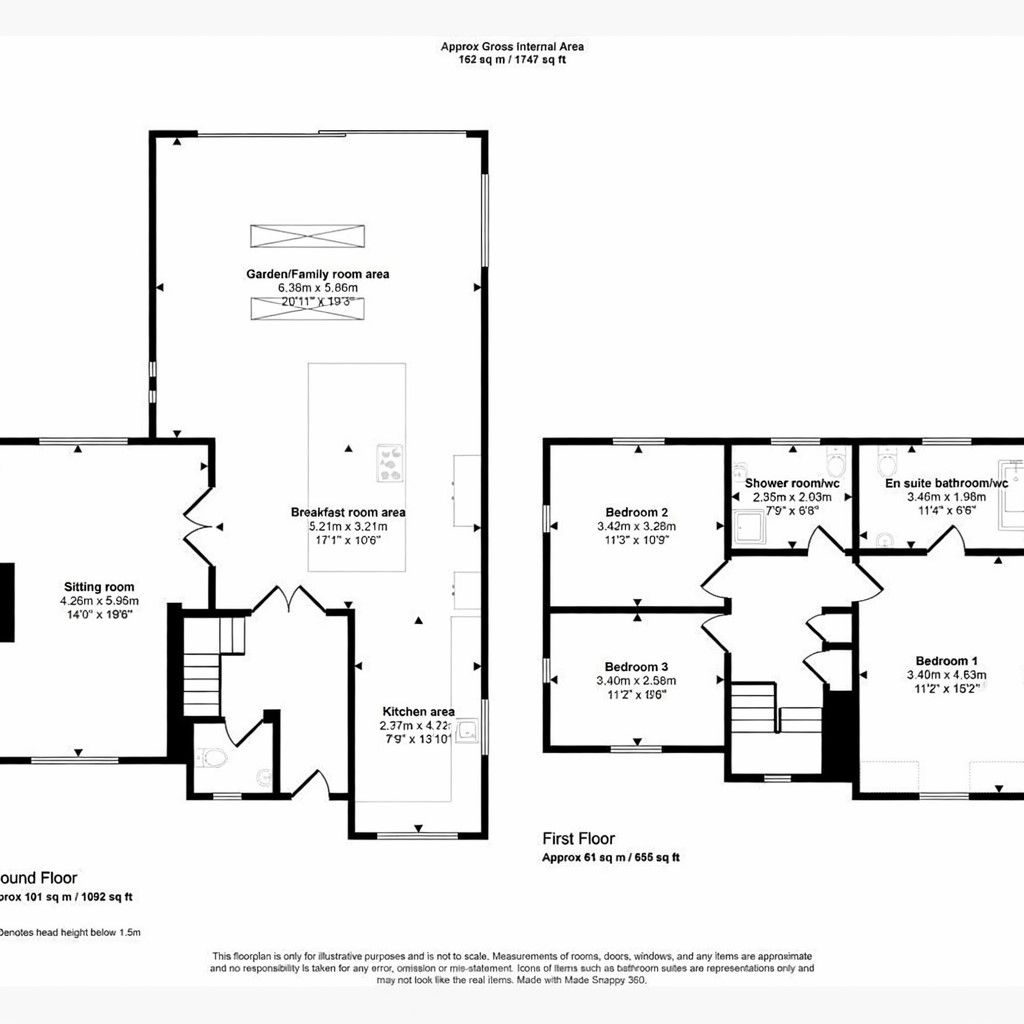 Floorplans For Church Street, Willingdon, Eastbourne, BN22 0HX