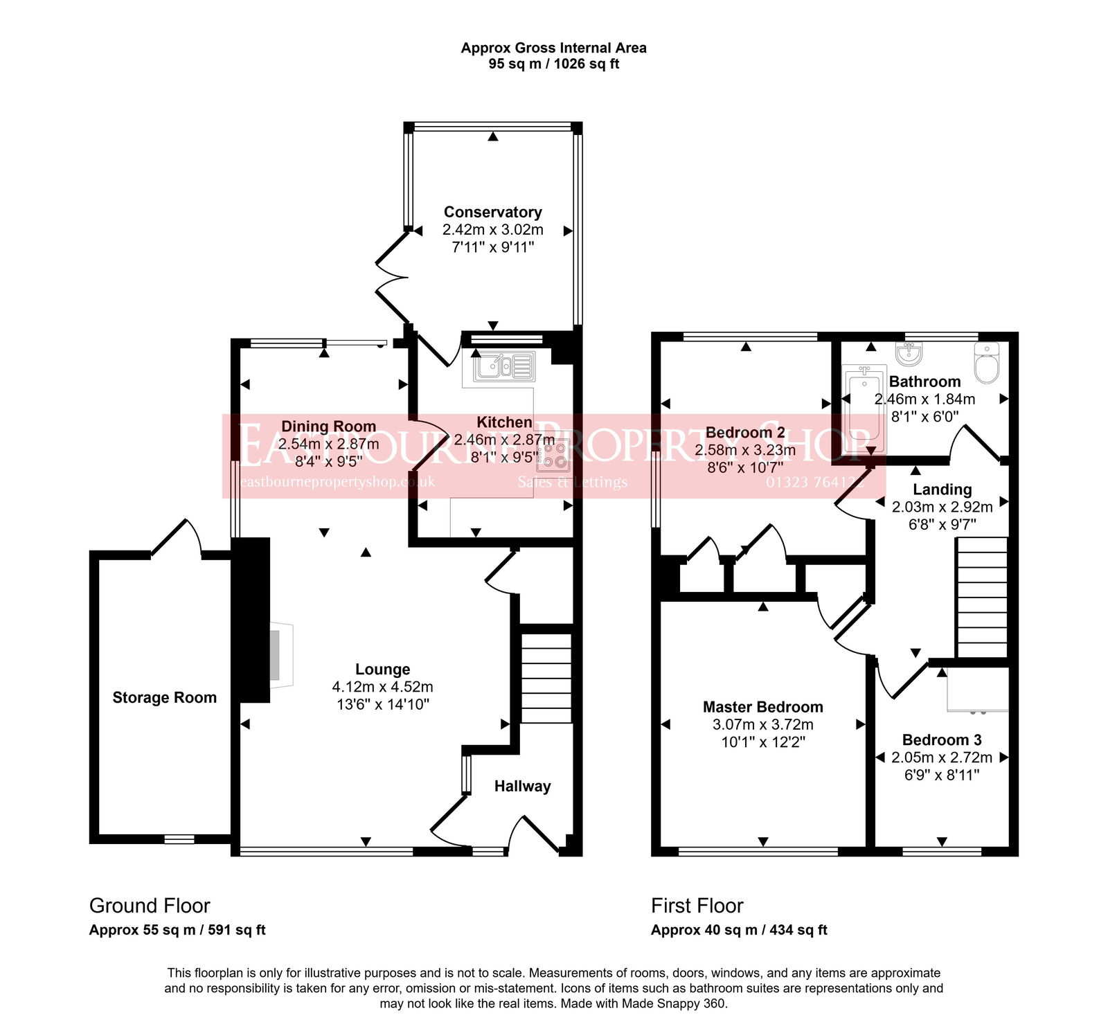 Floorplans For Lynholm Road, Polegate, BN26 6JR