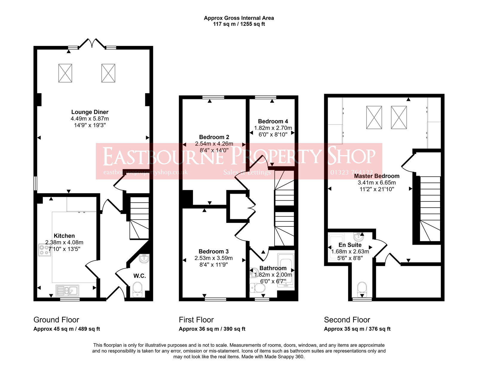 Floorplans For Coniston Avenue, Lower Willingdon, BN22 0AQ