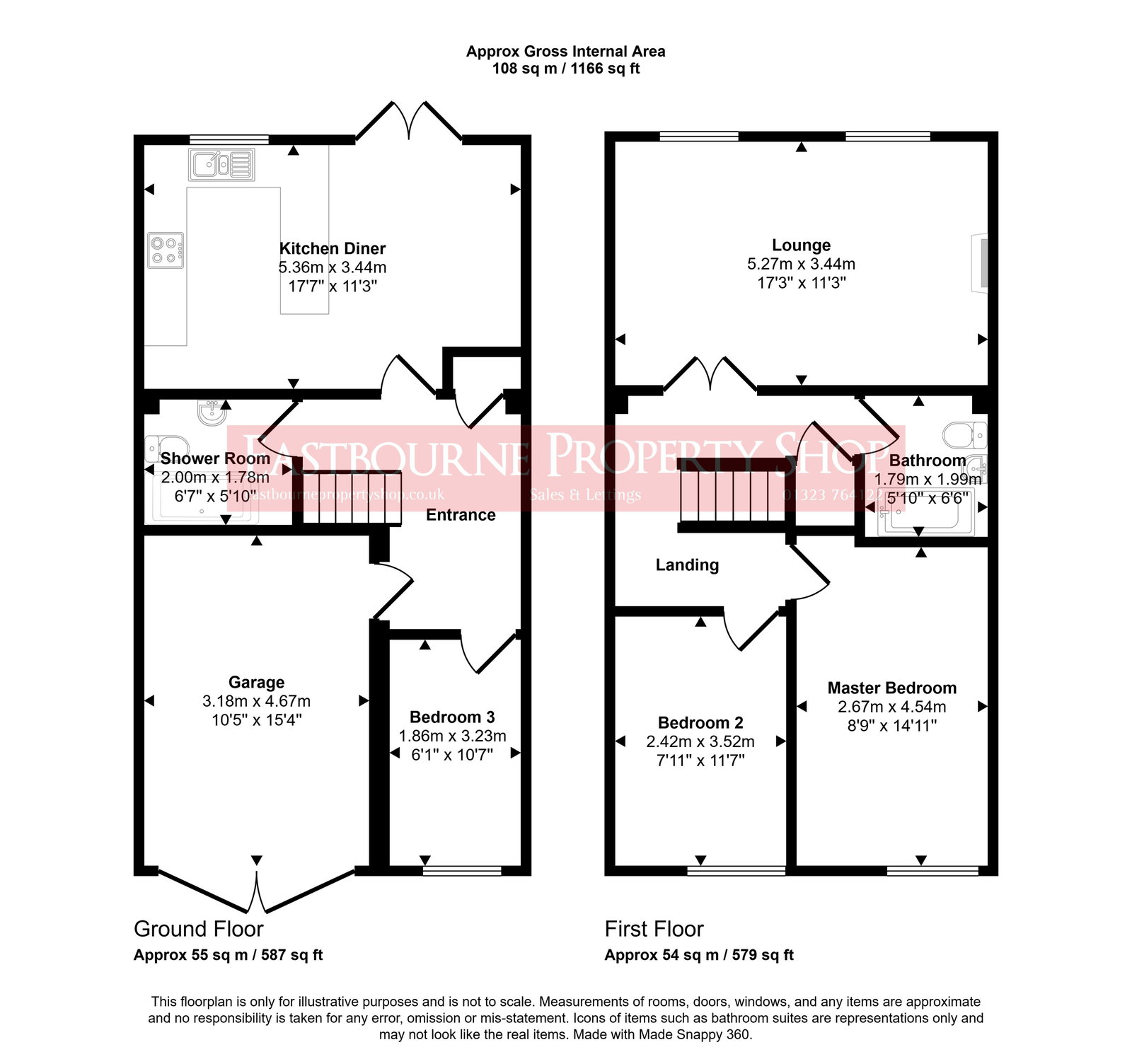 Floorplans For Salvador Close, Eastbourne, BN23 5TB