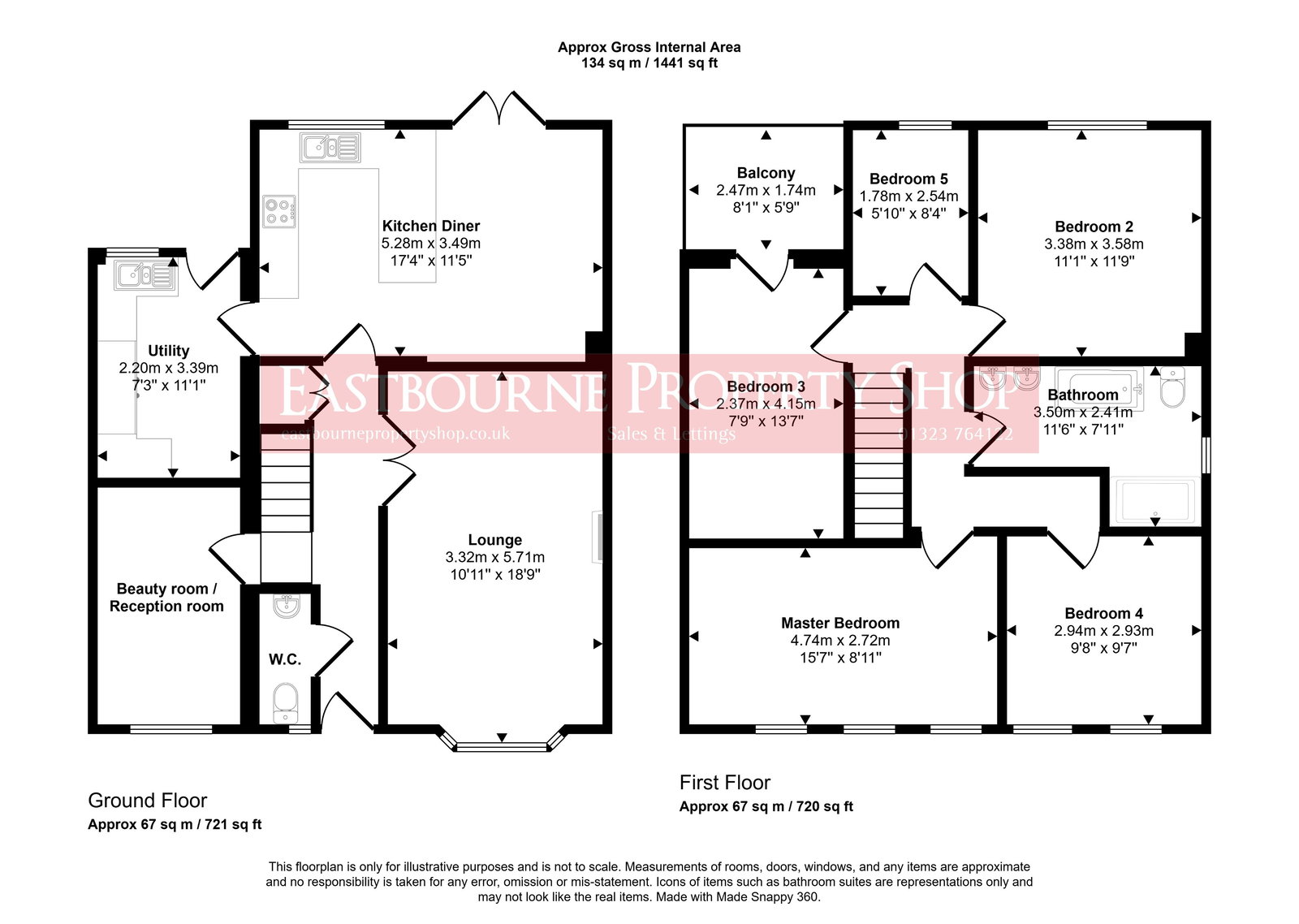 Floorplans For Oaklands, Westham, Pevensey, BN24 5AW