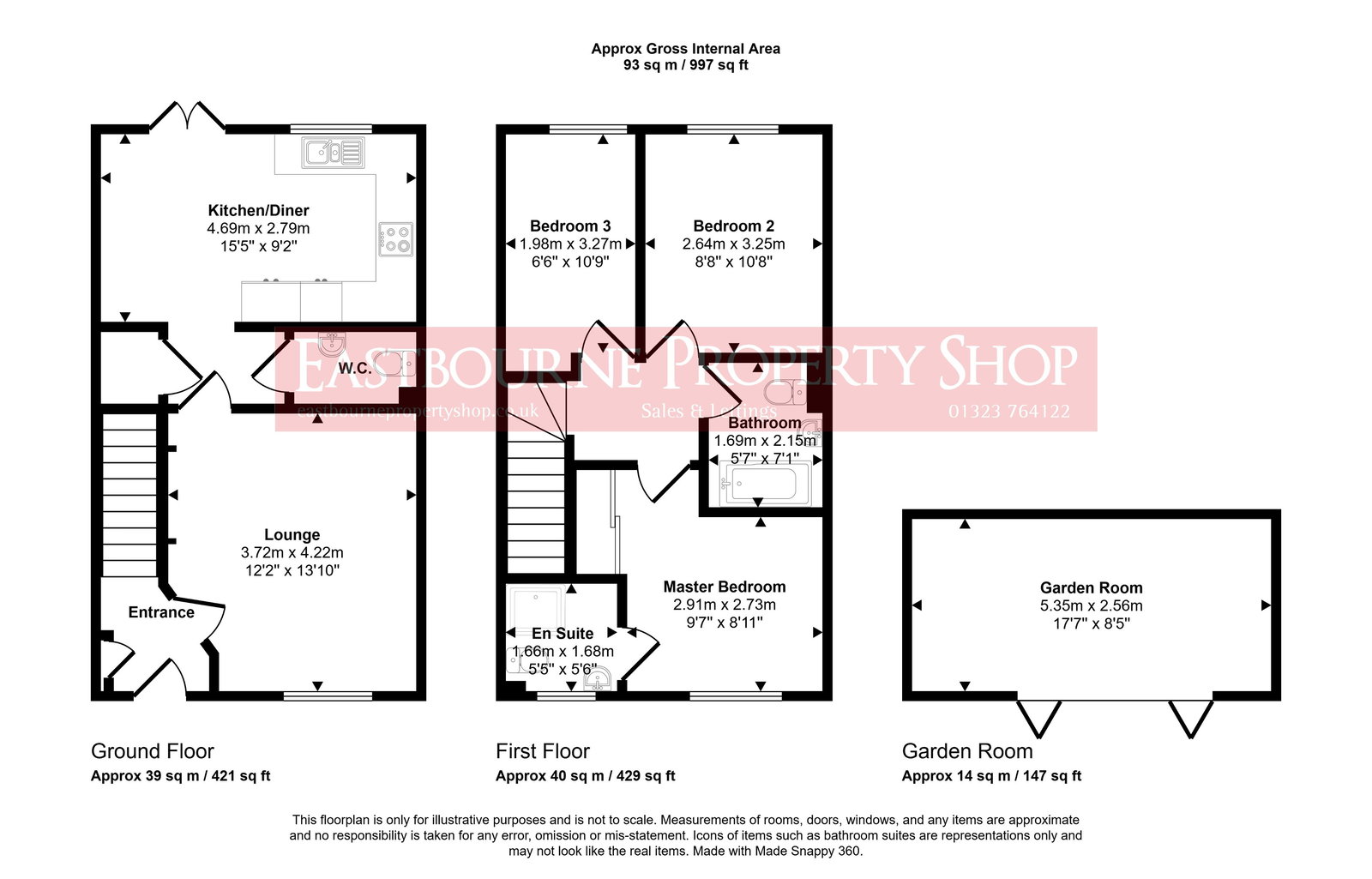 Floorplans For Pevensey, BN24 5GZ