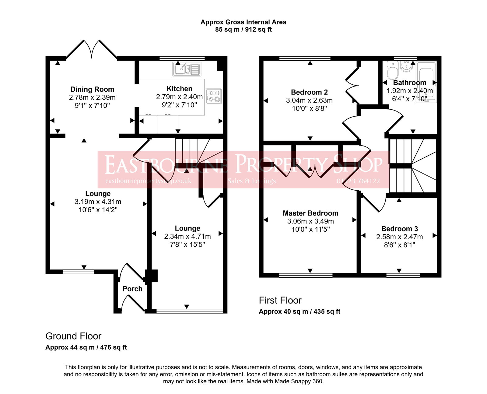 Floorplans For Heron Ridge, Polegate, BN26 5BJ