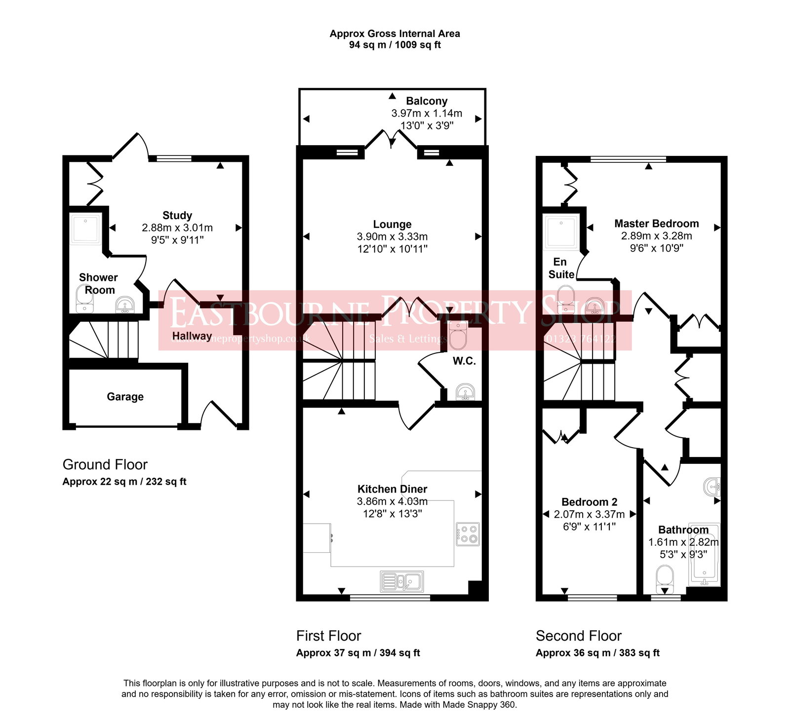 Floorplans For Phoenix Drive, Eastbourne, BN23 5PG