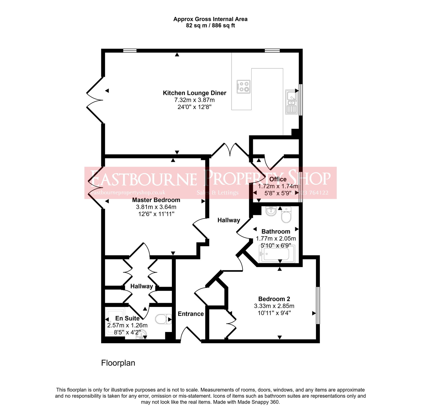 Floorplans For Silver Strand West, Eastbourne, BN23 5NP