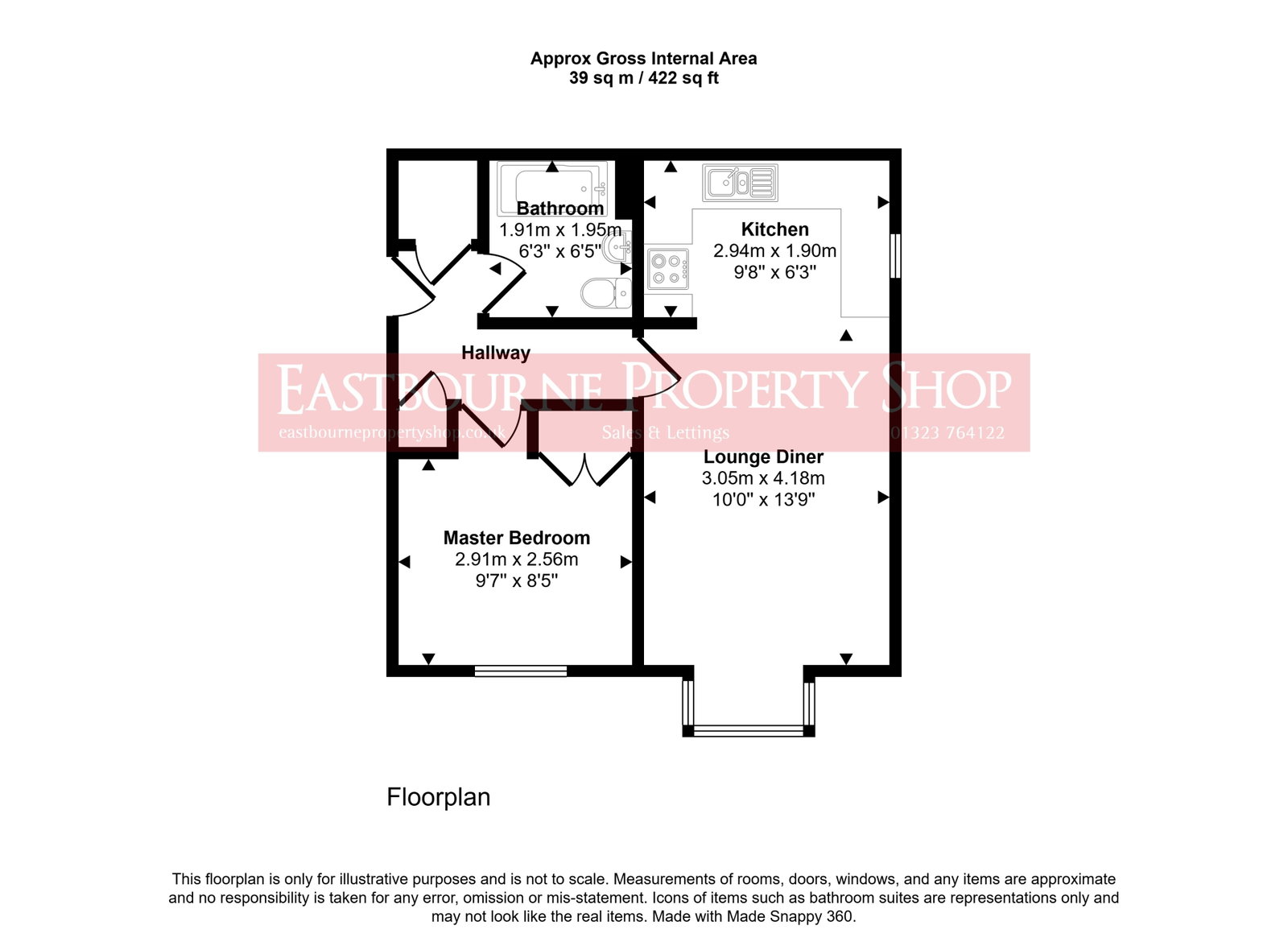 Floorplans For Snowdon Close, Eastbourne, BN23 8HW