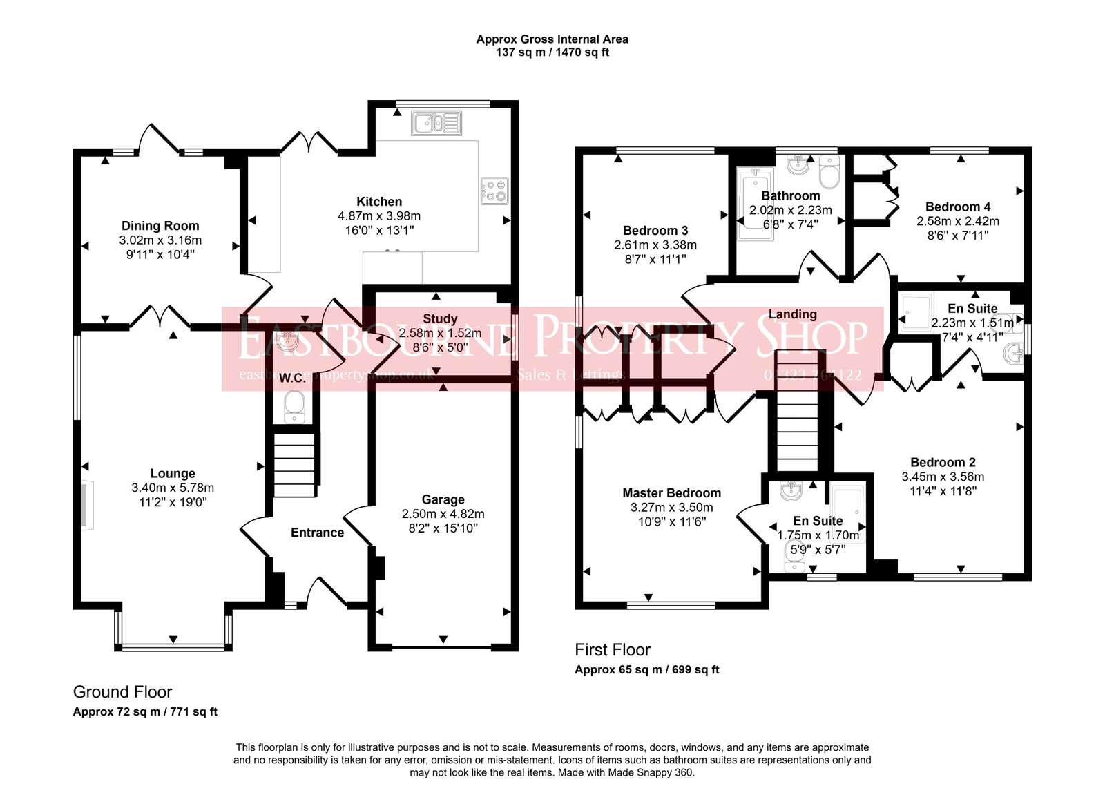 Floorplans For Stour Close, Stone Cross, Pevensey, BN24 5QU