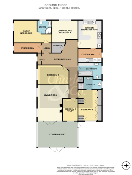 Floorplans For Beggars Lane, Stone Cross, Pevensey, BN24 5EA