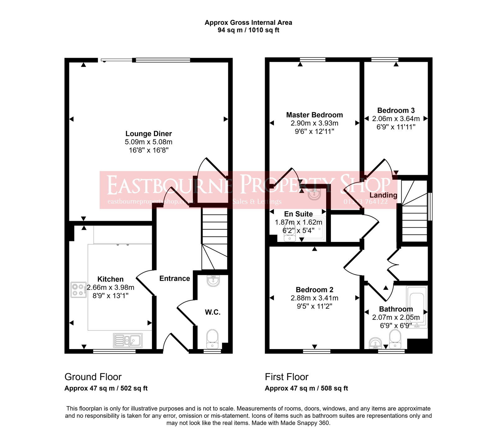 Floorplans For Oak Way, Herstmonceux, BN27 4FT