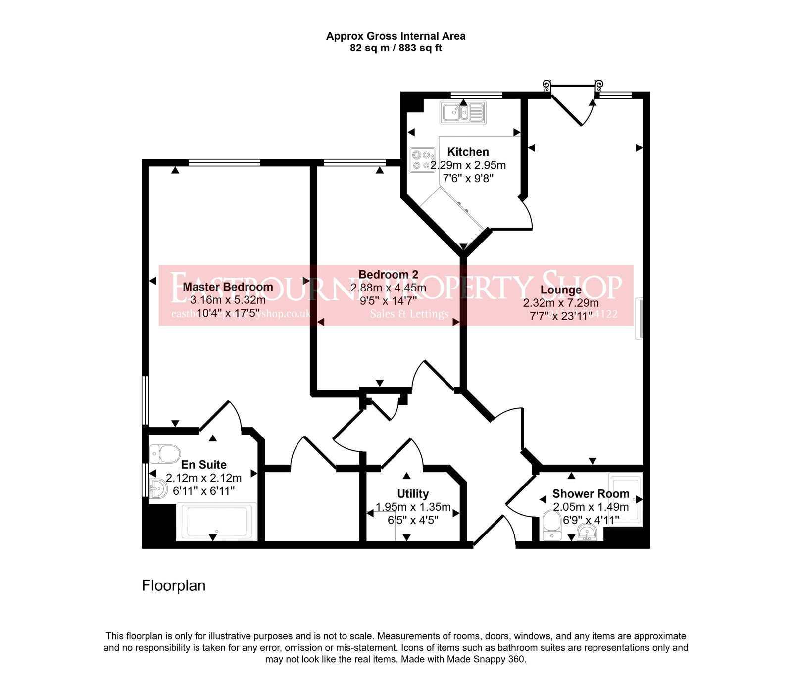 Floorplans For London Road, Hailsham, BN27 3FU