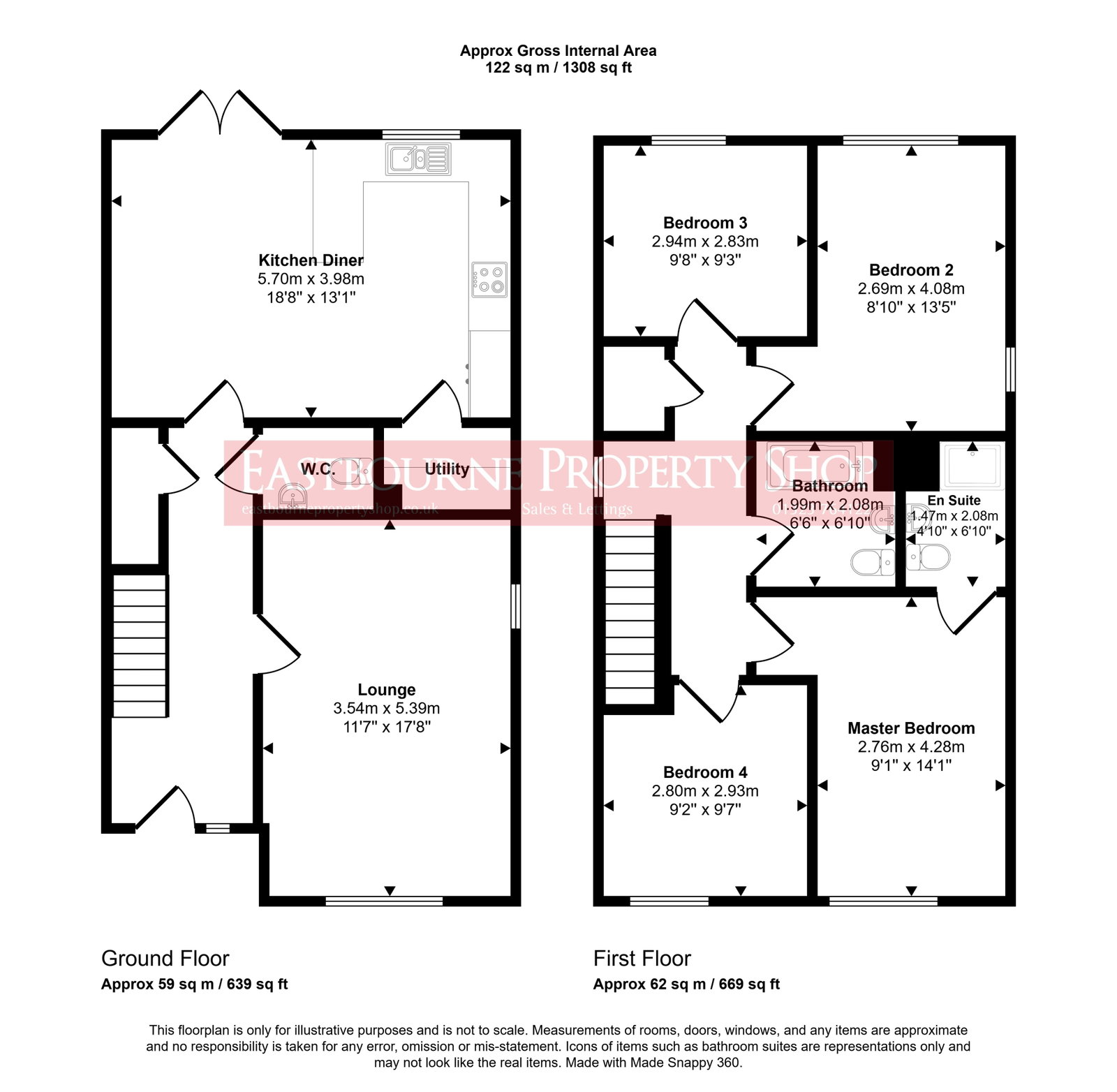 Floorplans For Stone Cross, BN24 5NT