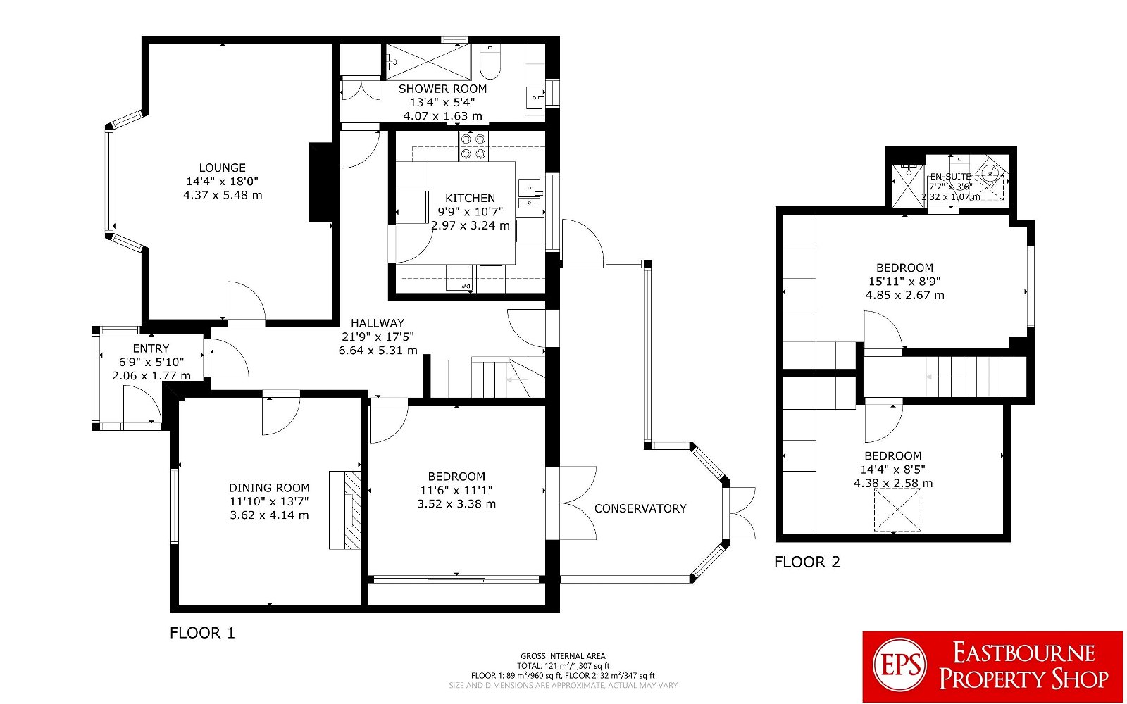 Floorplans For Friday Street, Eastbourne, BN23 8AG