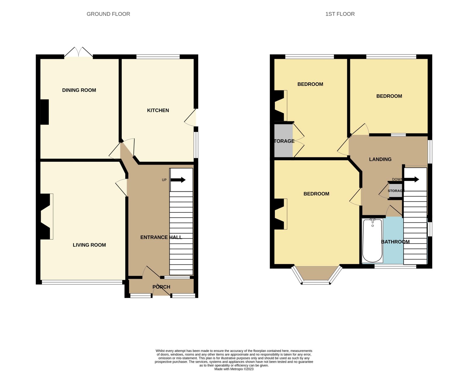 Floorplans For St. Philips Avenue, Eastbourne, BN22 8LX