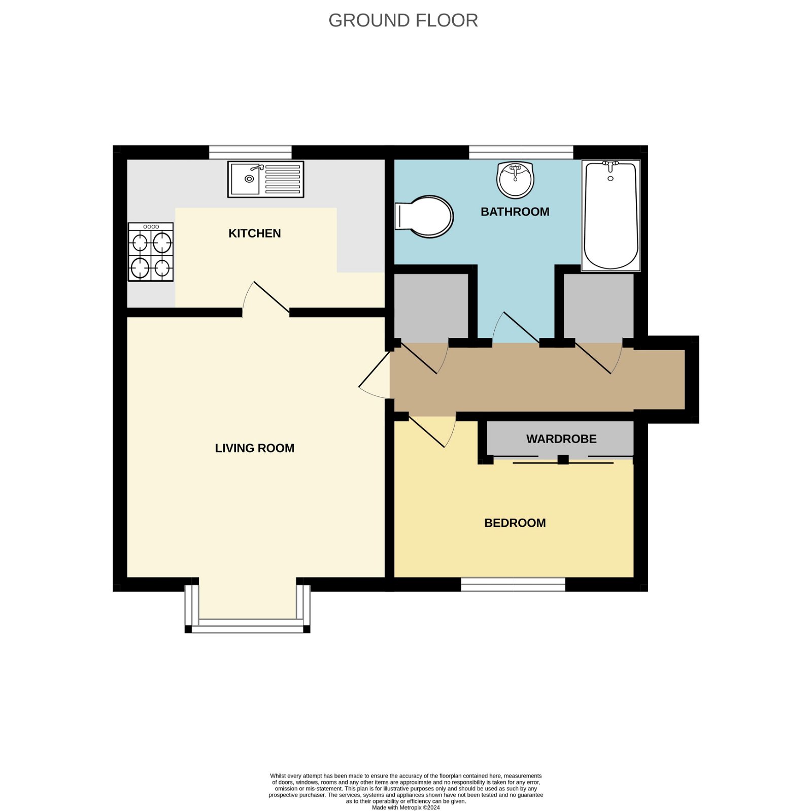 Floorplans For Plymouth Close, Eastbourne, BN23 5RL