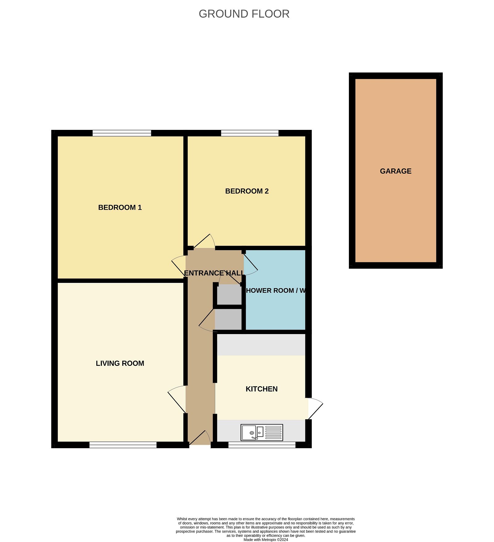 Floorplans For Lapwing Close, Eastbourne, BN23 7RX