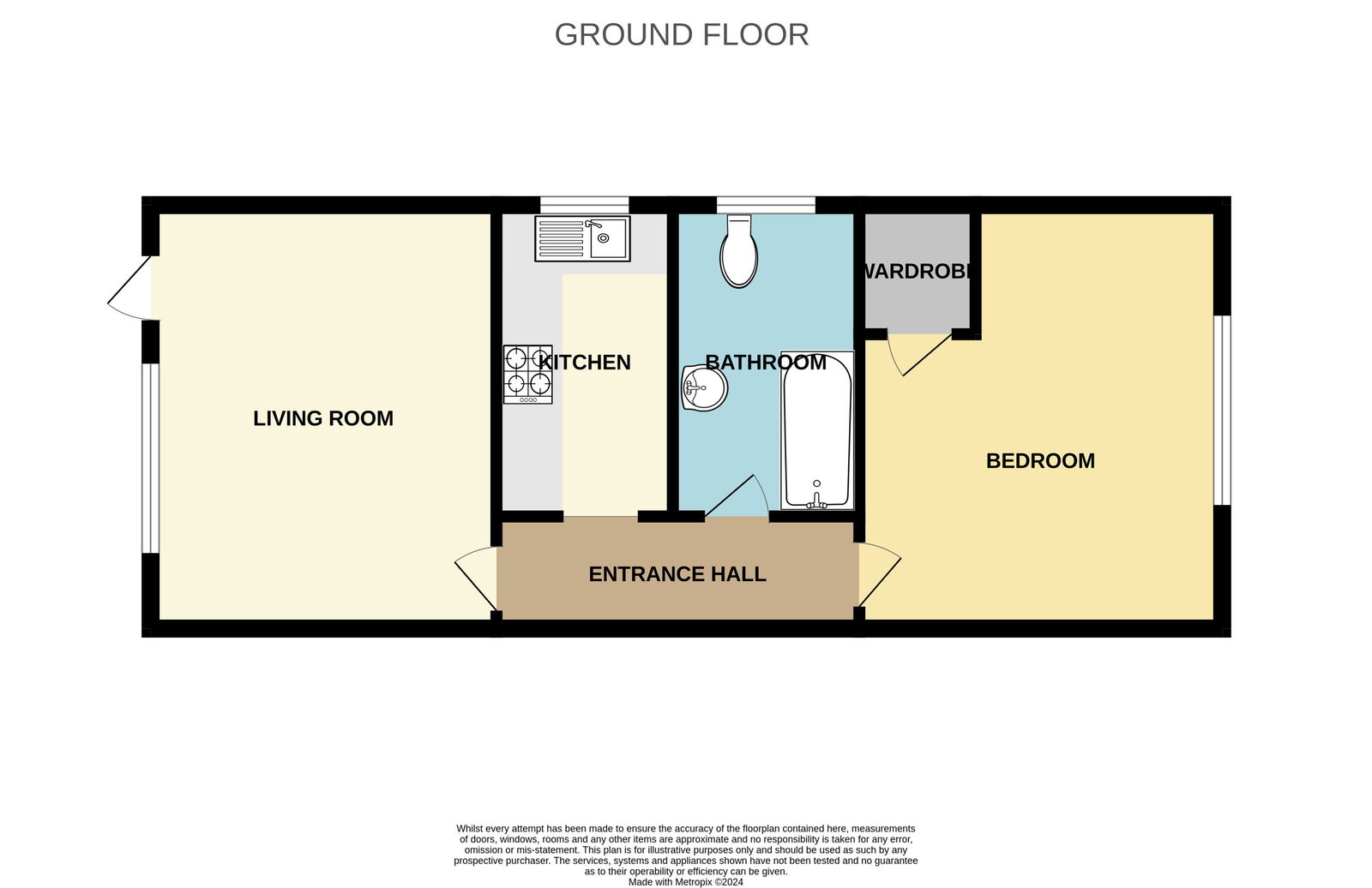 Floorplans For Carew Road, Eastbourne, BN21 2JG