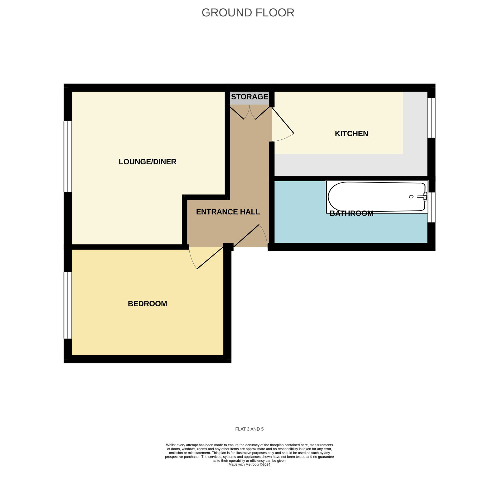 Floorplans For Cornfield Terrace, Eastbourne, BN21 4NS