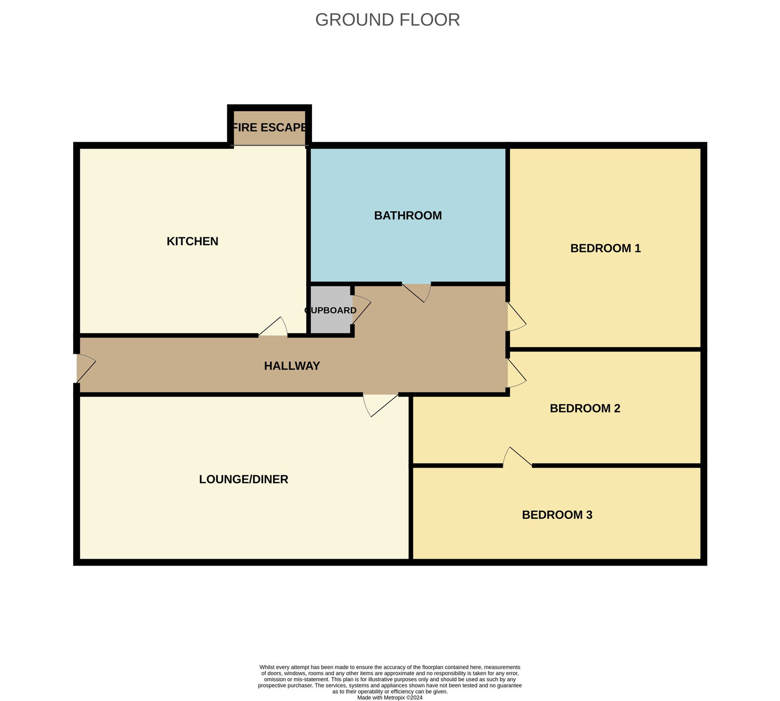 Floorplans For Prideaux Road, Eastbourne, BN21 2NN