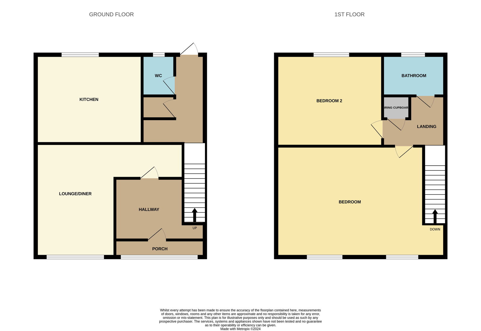Floorplans For The Crossways, Stone Cross, Pevensey, BN24 5EH