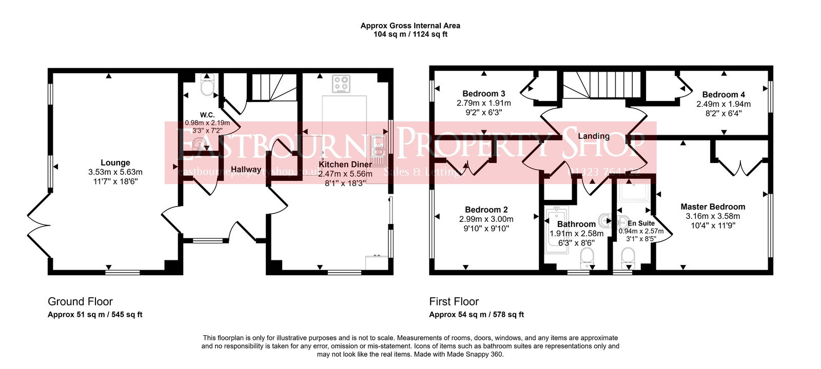 Floorplans For  macauley drive, eastbourne, East Sussex, BN23 5BU