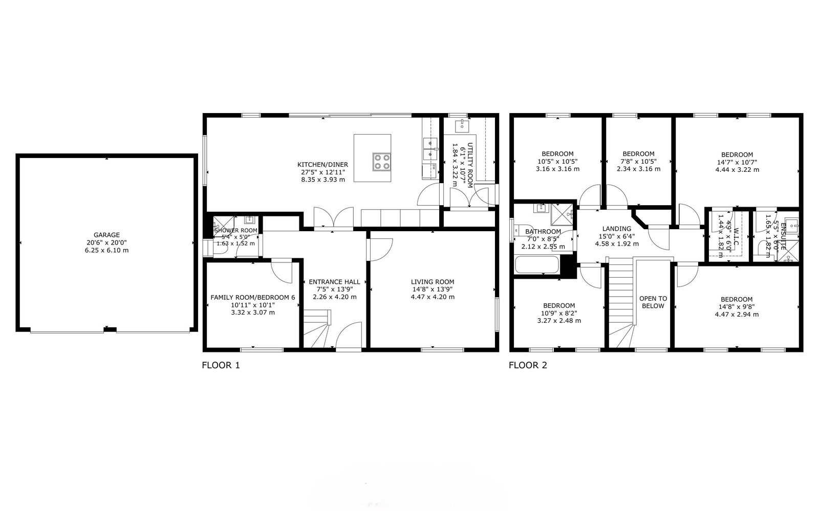 Floorplans For Primrose Mill Gardens, Hailsham, East Sussex, BN27 2GY
