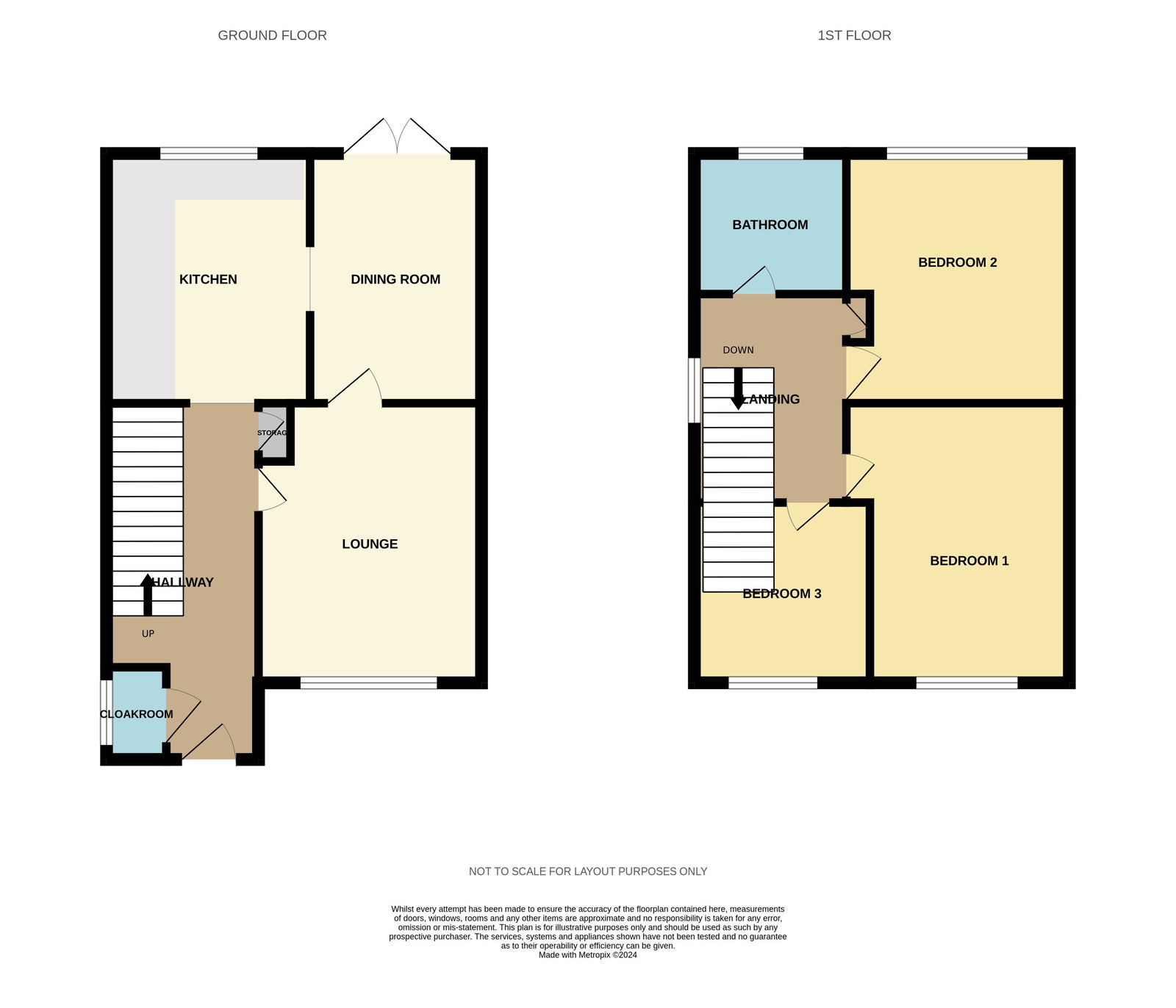 Floorplans For Larkspur Drive, Eastbourne, BN23 8EH