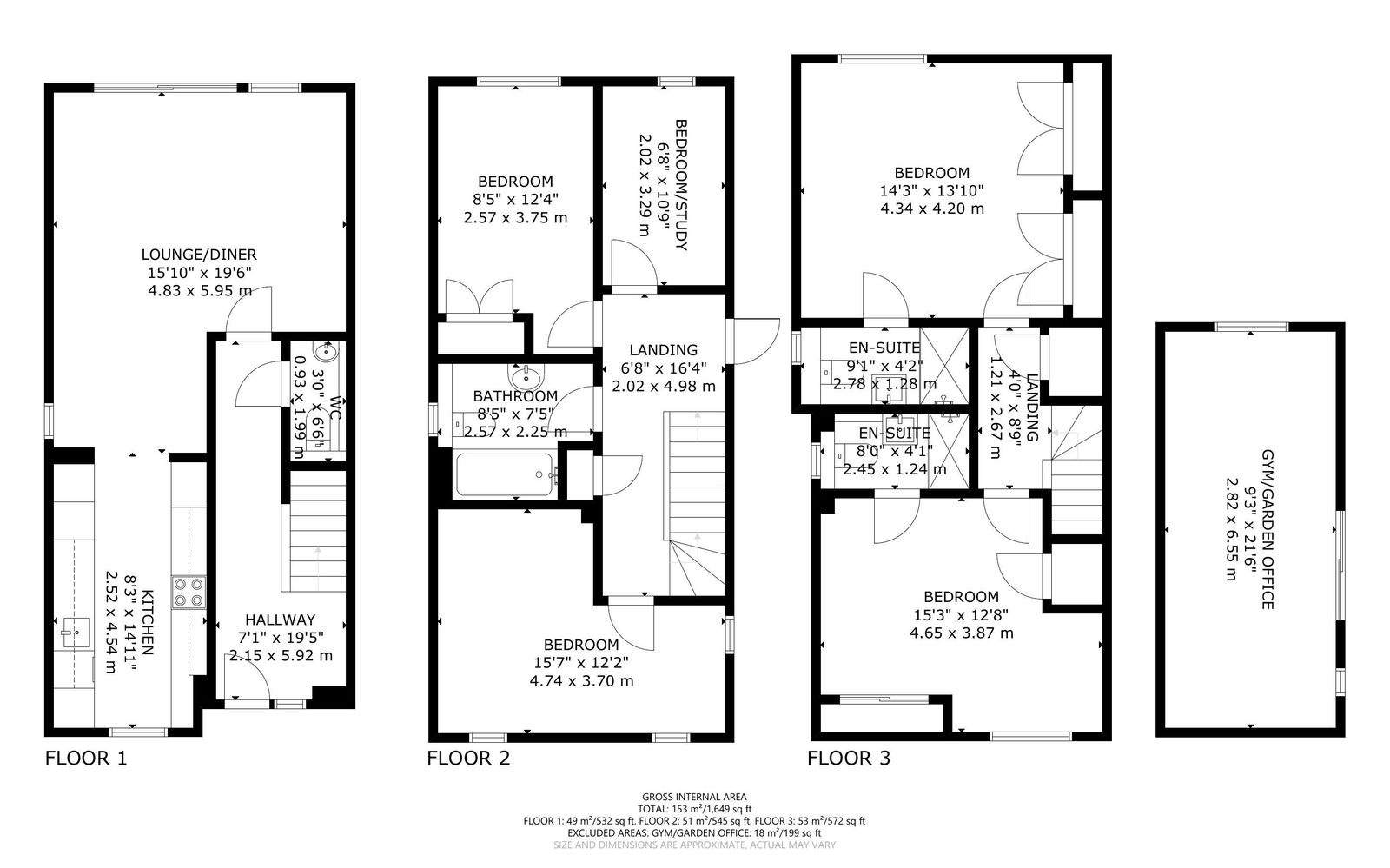 Floorplans For Genovesa Way, Eastbourne, BN23 5BS